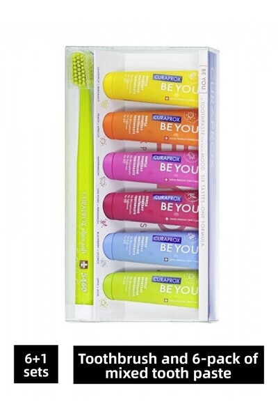 Curaprox Be You Whitening - 6-Piece Mixed Set (10ml) + 5460 Brush