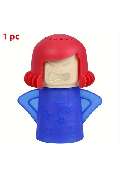 Choice قطعة واحدة من منظف الميكروويف بالبخار من Angry Mama باللون الأزرق لإزا...