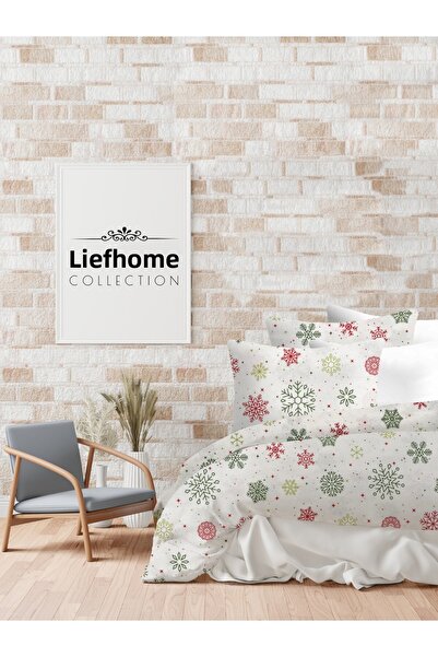 Lief Home طقم غطاء لحاف مزدوج مصنوع من قماش الفانيلا (الفانيلا)| 100% قطن/قطن