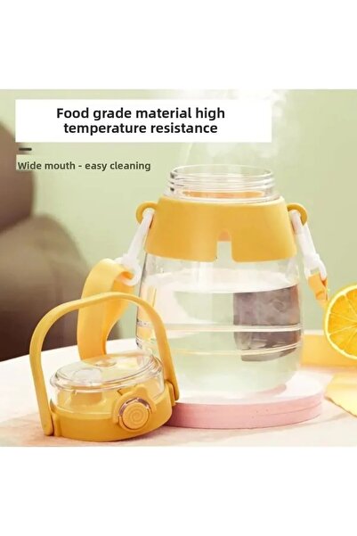 as alpa store زجاجة مياه قابلة للقفل سعة 1050 مل من شوتاي مع حاوية مياه