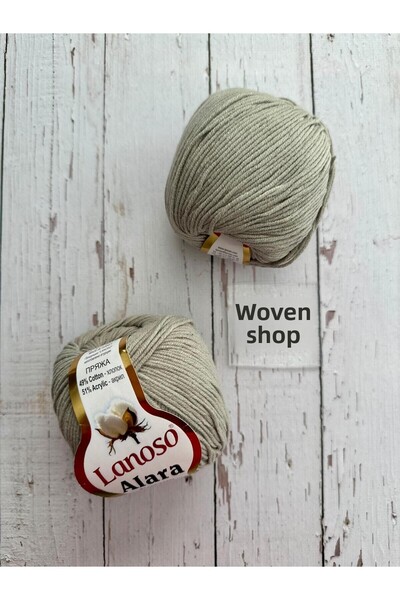 Lanoso Alara Bumbac 50 Gr. Fir de tricotat Amigurumi Punch Cod culoare: 952