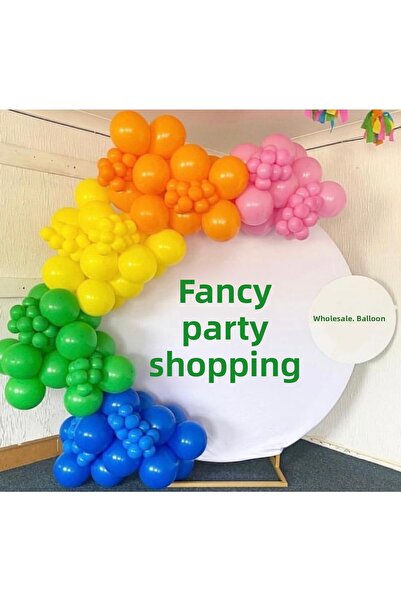 Kalisan مجموعة سلسلة بالونات متعددة الألوان