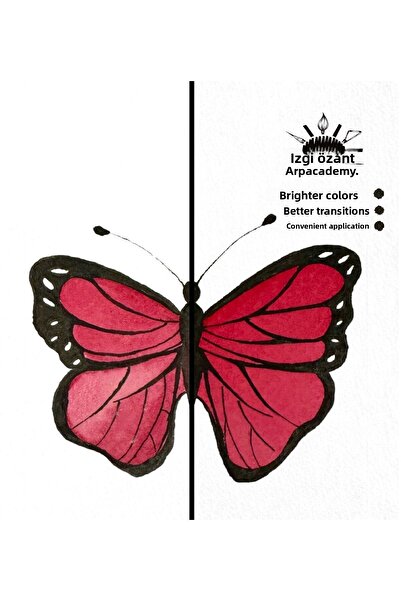 İzgi ozant art academy 300gr Cold Pressed Handmade Watercolor Block Book - 20 Sheets, A6 Fine Texture