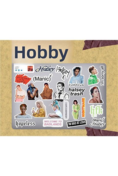 BENİMSER REKLAM حزمة ملصقات لحافظة الهاتف المحمول والكمبيوتر المحمول من Halsey