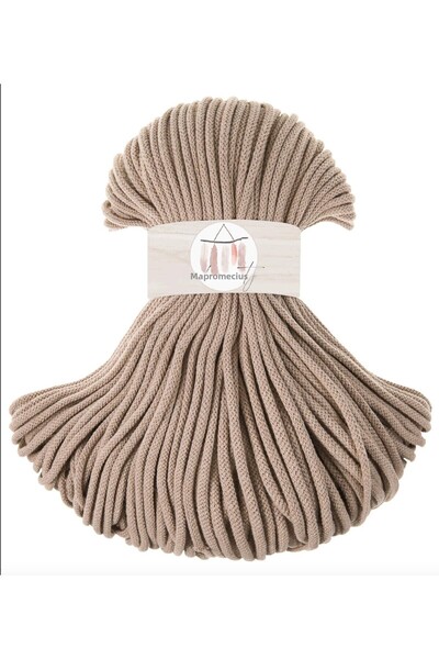 Makromecity حبل مكرامية بطول 10 أمتار - كايتاين، منسوج، سلة، طبق وحقيبة أرجوحة