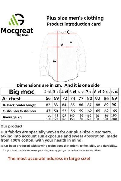 Starbattal Plus Size Men's Plaid Shirt 23359 Red