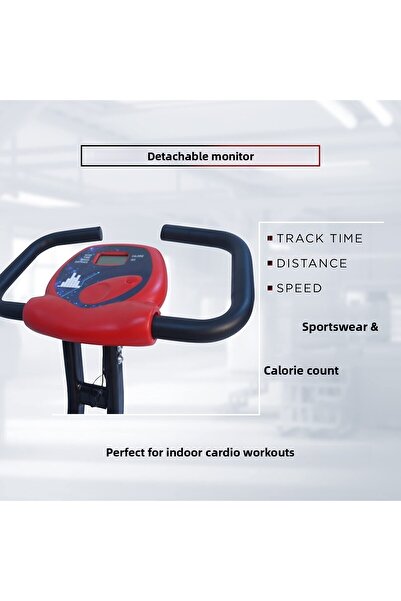 Endless Steel Foldable Exercise Bike With Speed, Heart Rate, Distance Lcd Digital Display, 110 Kg, Home Gym