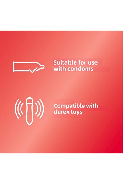 Durex Play Strawberry Sensation Lubricant Gel 50 Ml, Water Based, Strawberry Flavored