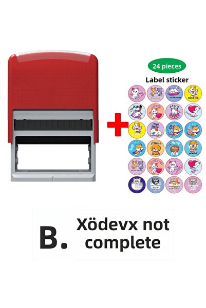 Baskı Life Self-Inking Teacher's Stamp Well Done Stamp Bl-94