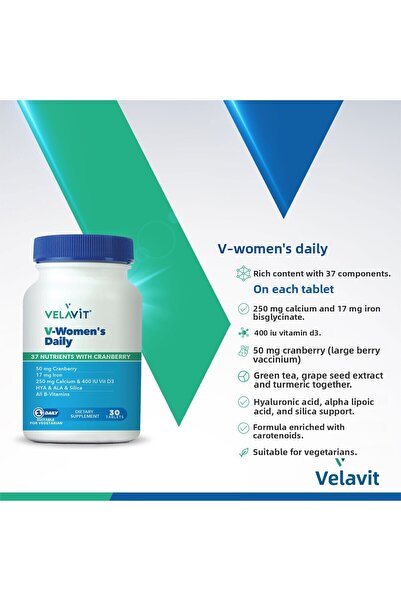 Velavit Velavit V-Women's Daily 30 Tablet