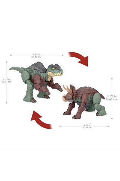 JURASSIC WORLD Large Dinosaur Figures - Double Danger, Change Series (MIXED M...