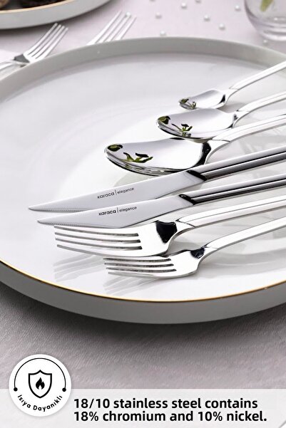 Karaca Midway sada 84 kusů vidlička a lžíce pro 12 osob