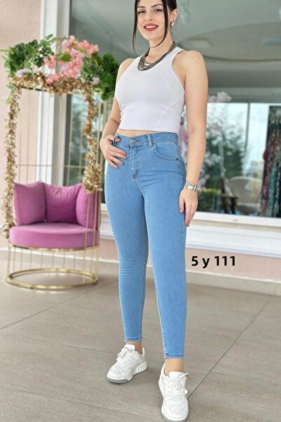 İnce Topuk Skinny Leg Stretch Jeans 5Y111