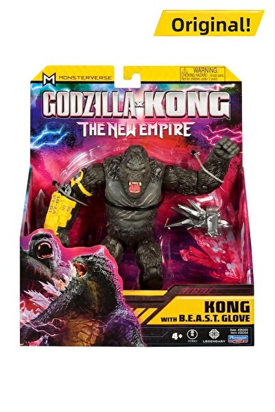 GODZILLA and Kong Action Figure Kong With B.e.a.s.tGlove 15 cm
