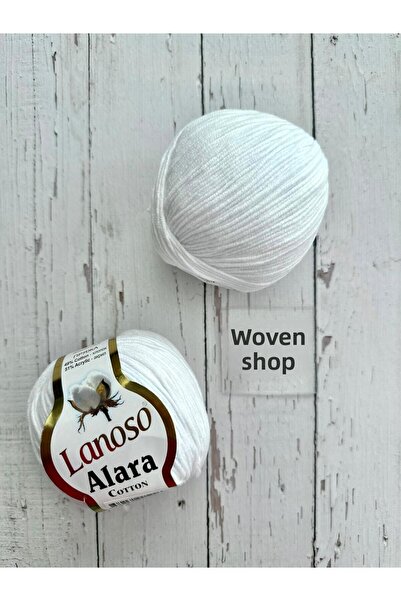 Lanoso Alara Bumbac 50 Gr. Amigurumi Punch Knitting Spinning Yarn Cod culoare: 955