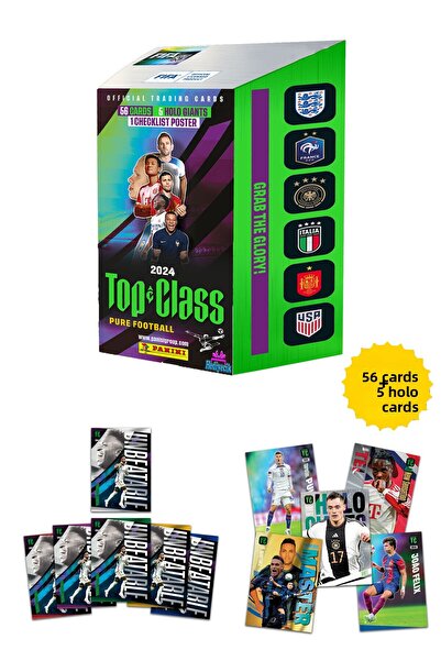 hediyecik Panini Fifa Top Class 2024 Blaster Box - Football Player Cards (56 ...