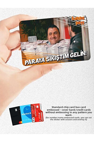 Fenomenia ملصق هيلمي محاصر ببطاقة مطلية بالبنك والائتمان وبطاقة النقل والنقود والتوسلا