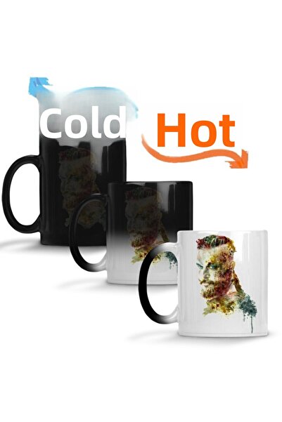 Baskı Dükkanı كوب الفايكنج راجنار السحري من البورسلين