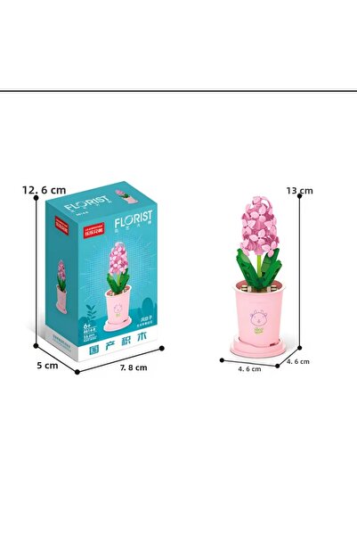 womi Florist Hyacinth Gift Flower Block Building Block