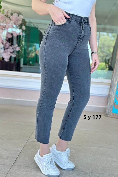 İnce Topuk Ultra Lycra Boyfit Jeans Παντελόνι 5y177