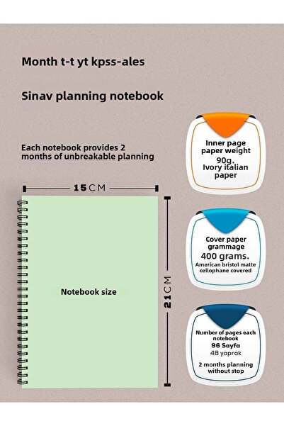 Apeirona | Limitless Art Exam Preparation Notebook | Special Design | Success Tracker and Exam Coach | Gum Cats Series
