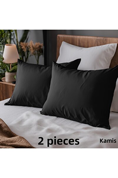 KAMİZ 2 Cotton Pillow Cases with Cover - 50x70