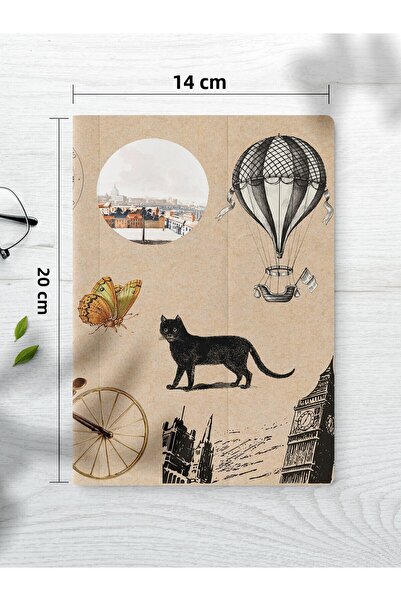 Postifull Unlined Notebook Set, 3 Notepads, Notebook Journal Set, Memory Book, 64 Pages Medium Size