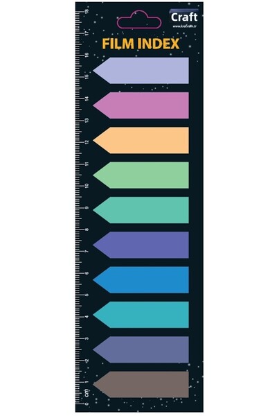 KRAF Transparent Page Markers And Adhesive Note Paper Set