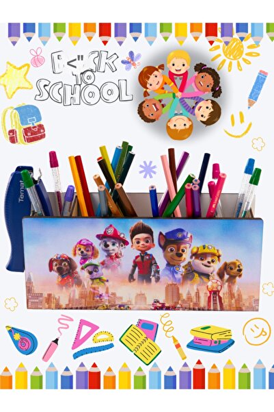 Deep Craft حاملة ومنظم أقلام رصاص خشبية مربعة الشكل للأطفال من ديب كرافت ديب ...