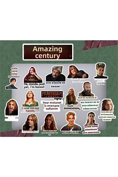 BENİMSER REKLAM مجموعة ملصقات الكمبيوتر المحمول والكمبيوتر اللوحي Magnificent...