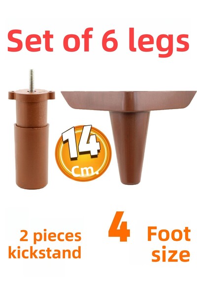 Badem10 طقم أسبن مكون من 6 قطع - وحدة تلفزيون، أريكة سرير، أريكة، قاعدة دعم، ...