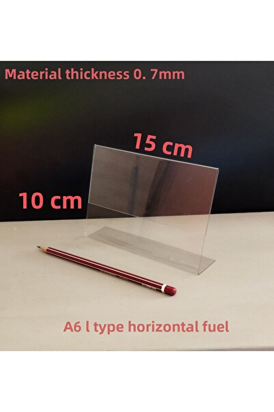 ETİKETLİK FİYATLIK اقتصادي A6 L نوع أفقي فيول 10x15 سم 0,7 مم 100 قطعة