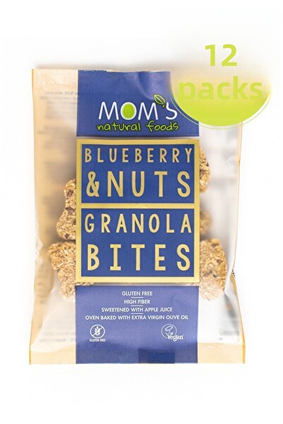 Mom's Natural Foods 12 قطعة من حبات الجرانولا الخالية من الغلوتين - التوت