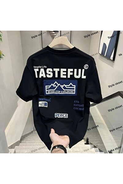 Adrift Tricou Y2K Unisex Harajuka Anime Retro Kawai Kuromi Cod-Albastru-Autoc...