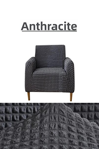 kanway Husa de scaun Bürümcük pentru o singură persoană. FĂRĂ FUSTA Husă BERJER cu elastic elastic