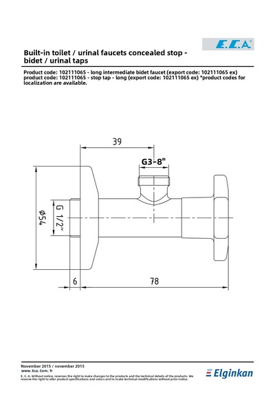 Eca 065 Long Intermediate Tap