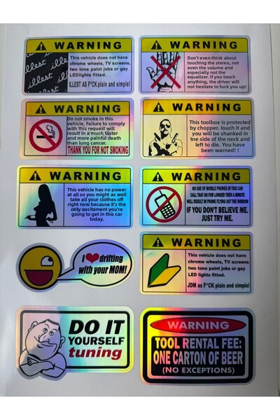 ca kay bu Αυτοκόλλητο αυτοκινήτου (Αυτοκόλλητο) για σημειωματάριο, κράνος, το...