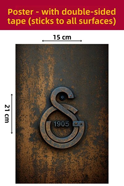 Organik Yolda ملصق GS معدني، مع شريط مزدوج الجوانب، يلتصق على أي سطح، (15 × 2...