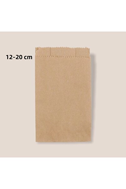 Protec Matbaa Paper Bag Kraft 12-20 Cm 100 Pieces