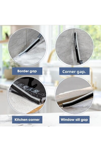 DepoMega 3 Pieces of Multi-Purpose Cleaning Brush - Fine Brush for Bathroom, Sink and Kitchen