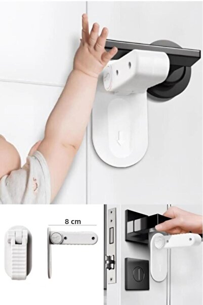 tafce Încuietoare cu șurub pentru mânerul ușii, pentru protecția copiilor, 1 ...