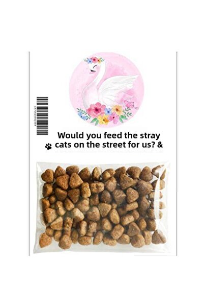 Parti Dükkanım Swan Gift Cat Food 5 Pieces