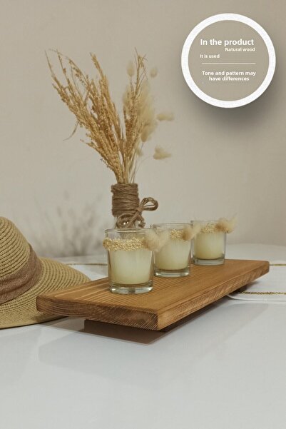 Moola Natural Wooden Presentation Stand Board - Stand with Stand