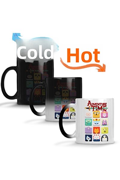Baskı Dükkanı كوب مارسيلين السحري من Adventure Time مصنوع من البورسلين