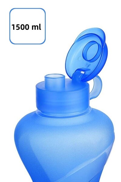 Buffer ® 1500ml Capacity Athlete Type Water Bottle Practical Hand Flask