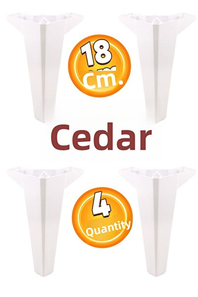 Badem10 4 Bucuri Canapea De Lux Consola TV Unit - 18 Cm Picioare Fotoliu