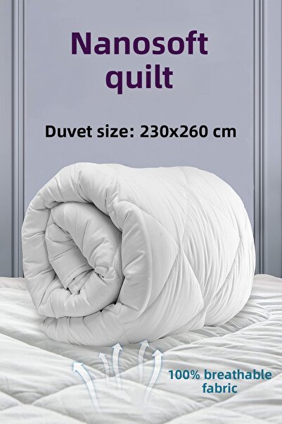 NANOSOFT Микрофибърна завивка King Size 230 x 260 см