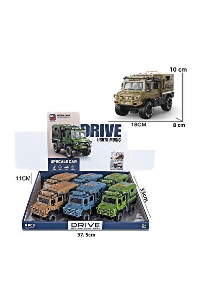 Vardem MG-D700-02 قافلة موسيقية فاخرة للطرق الوعرة مع أضواء احتكاكية - لعبة فارديم