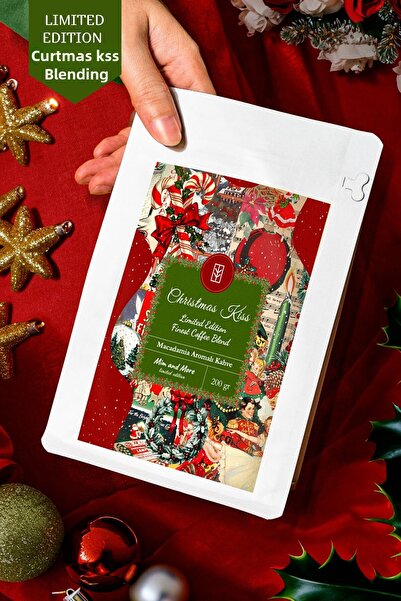 Mim and More قهوة كريسماس كيس 2025 - قهوة مفلترة بنكهة المكاديميا 200 جرام