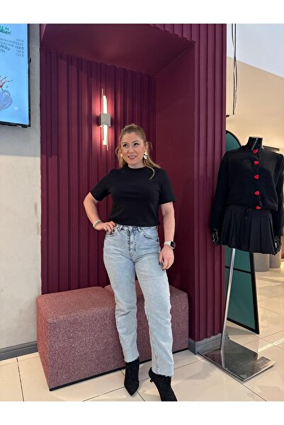 utıca 01 ZR ليكرا Boyfit جان أزرق فاتح